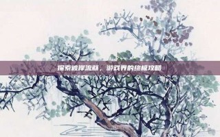 探索彼岸流觞，游戏界的终极攻略
