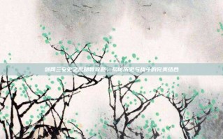 剑网三安史之乱明教攻略，揭秘历史与战斗的完美结合