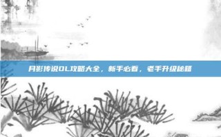 月影传说OL攻略大全，新手必看，老手升级秘籍