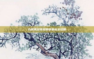 九阴真经奇珍异草坐标全攻略