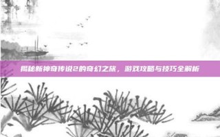 揭秘新神奇传说2的奇幻之旅，游戏攻略与技巧全解析