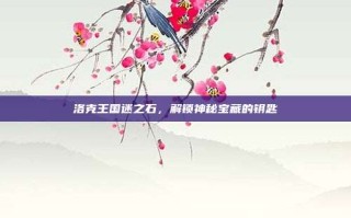 洛克王国迷之石，解锁神秘宝藏的钥匙