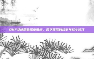 DNF女枪角色深度解析，名字背后的故事与战斗技巧