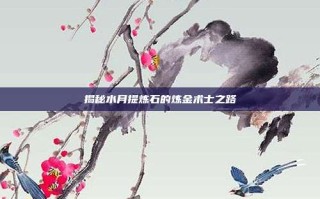 揭秘水月提炼石的炼金术士之路