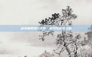 剑灵极限洪门武器，探索与提升之路