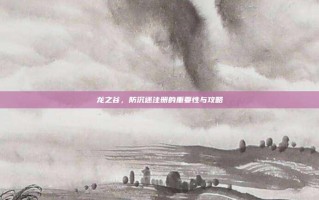 龙之谷，防沉迷注册的重要性与攻略
