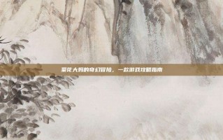 菜花大妈的奇幻冒险，一款游戏攻略指南