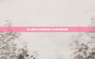 深入解析马克思佩恩33D的终极攻略