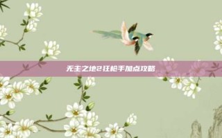 无主之地2狂枪手加点攻略