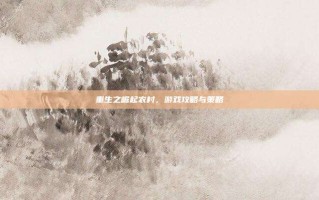 重生之崛起农村，游戏攻略与策略