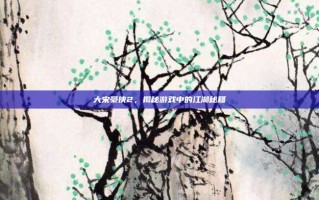 大宋豪侠2，揭秘游戏中的江湖秘籍