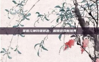 掌握元神玲珑钥匙，解锁游戏新境界