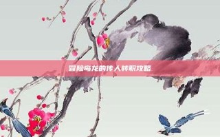 冒险岛龙的传人转职攻略