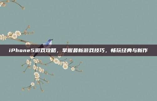 iPhone5游戏攻略，掌握最新游戏技巧，畅玩经典与新作-第1张图片-速奇网
