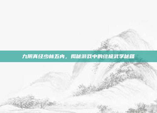 九阴真经少林五内，揭秘游戏中的终极武学秘籍-第1张图片-速奇网