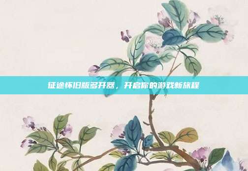 征途怀旧版多开器，开启你的游戏新旅程-第1张图片-速奇网