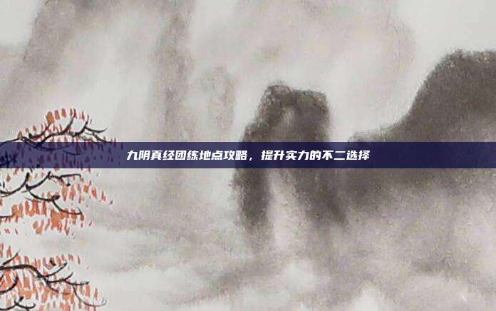九阴真经团练地点攻略,提升实力的不二选择-第1张图片-速奇网 九阴真经团练地点攻略,提升实力的不二选择-第1张图片-速奇网