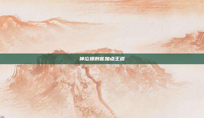神泣爆刺客加点王道-第1张图片-速奇网