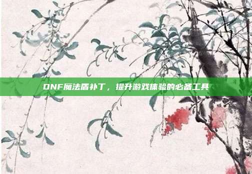 DNF魔法盾补丁,提升游戏体验的必备工具-第1张图片-速奇网 DNF魔法盾补丁,提升游戏体验的必备工具-第1张图片-速奇网