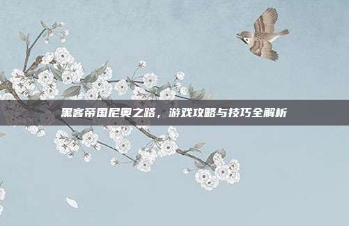 黑客帝国尼奥之路，游戏攻略与技巧全解析-第1张图片-速奇网