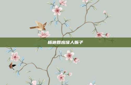 杨迪回应像人贩子-第1张图片-速奇网 杨迪回应像人贩子-第1张图片-速奇网