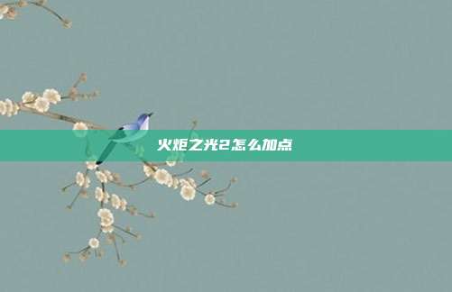 火炬之光2怎么加点-第1张图片-速奇网 火炬之光2怎么加点-第1张图片-速奇网