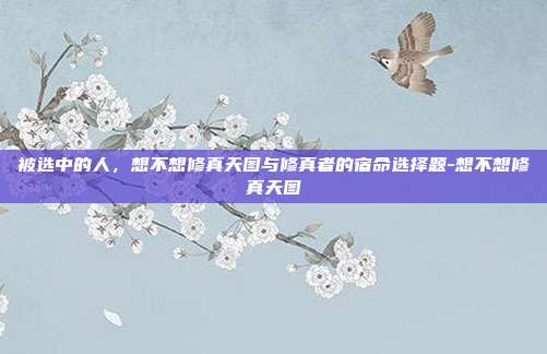 被选中的人,想不想修真天图与修真者的宿命选择题-想不想修真天图-第1张图片-速奇网 被选中的人,想不想修真天图与修真者的宿命选择题-想不想修真天图-第1张图片-速奇网