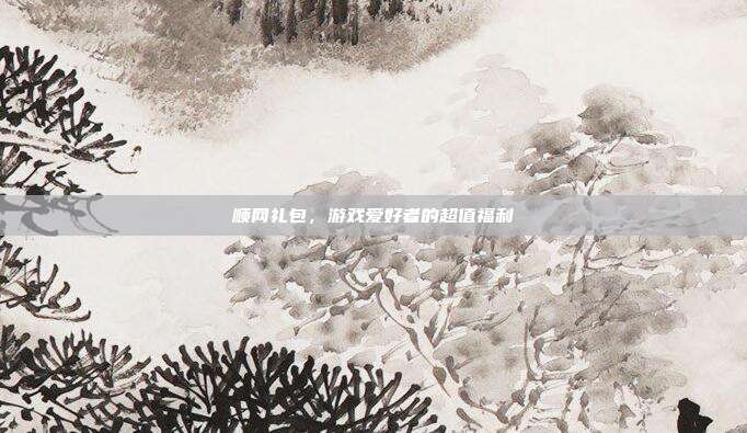 顺网礼包,游戏爱好者的超值福利-第1张图片-速奇网 顺网礼包,游戏爱好者的超值福利-第1张图片-速奇网