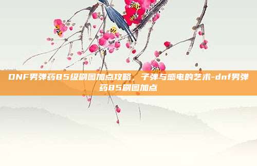 DNF男弹药85级刷图加点攻略,子弹与感电的艺术-dnf男弹药85刷图加点-第1张图片-速奇网 DNF男弹药85级刷图加点攻略,子弹与感电的艺术-dnf男弹药85刷图加点-第1张图片-速奇网