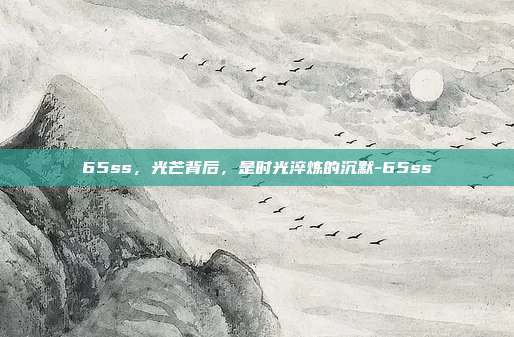 65ss，光芒背后，是时光淬炼的沉默-65ss-第1张图片-速奇网