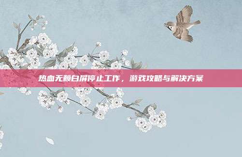 热血无赖白屏停止工作，游戏攻略与解决方案-第1张图片-速奇网