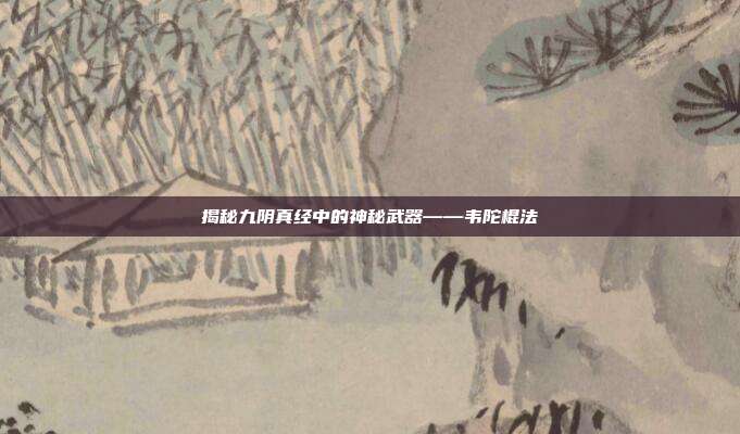 揭秘九阴真经中的神秘武器——韦陀棍法-第1张图片-速奇网 揭秘九阴真经中的神秘武器——韦陀棍法-第1张图片-速奇网