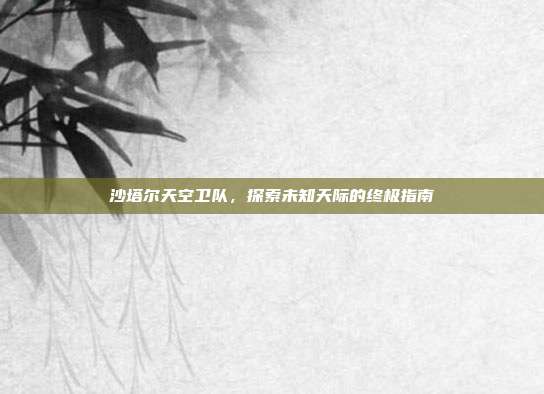 沙塔尔天空卫队,探索未知天际的终极指南-第1张图片-速奇网 沙塔尔天空卫队,探索未知天际的终极指南-第1张图片-速奇网