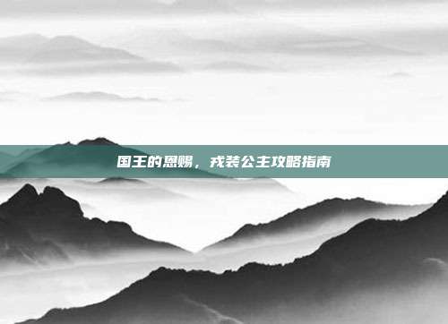国王的恩赐,戎装公主攻略指南-第1张图片-速奇网 国王的恩赐,戎装公主攻略指南-第1张图片-速奇网