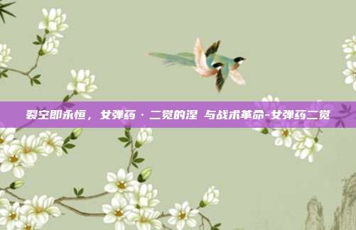 裂空即永恒,女弹药·二觉的涅槃与战术革命-女弹药二觉-第1张图片-速奇网 裂空即永恒,女弹药·二觉的涅槃与战术革命-女弹药二觉-第1张图片-速奇网