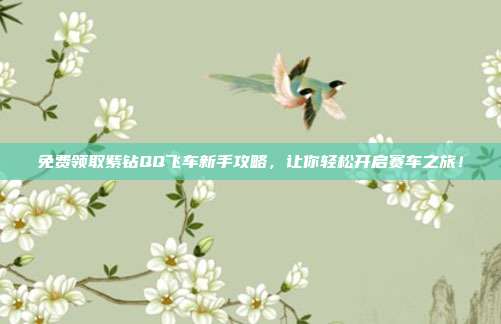 免费领取紫钻QQ飞车新手攻略,让你轻松开启赛车之旅!-第1张图片-速奇网 免费领取紫钻QQ飞车新手攻略,让你轻松开启赛车之旅!-第1张图片-速奇网