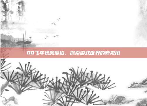 QQ飞车视频爱拍,探索游戏世界的新视角-第1张图片-速奇网 QQ飞车视频爱拍,探索游戏世界的新视角-第1张图片-速奇网
