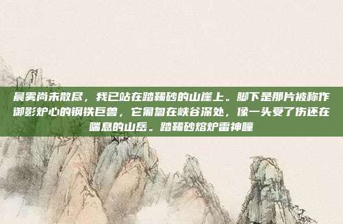 晨雾尚未散尽，我已站在踏鞴砂的山崖上。脚下是那片被称作御影炉心的钢铁巨兽，它匍匐在峡谷深处，像一头受了伤还在喘息的山岳。踏鞴砂熔炉雷神瞳-第1张图片-速奇网