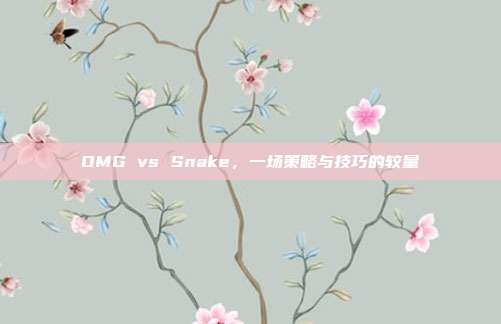 OMG vs Snake,一场策略与技巧的较量-第1张图片-速奇网 OMG vs Snake,一场策略与技巧的较量-第1张图片-速奇网
