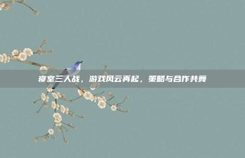 寝室三人战,游戏风云再起,策略与合作共舞-第1张图片-速奇网 寝室三人战,游戏风云再起,策略与合作共舞-第1张图片-速奇网