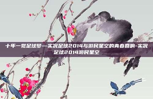 十年一觉足球梦—实况足球2014与游民星空的青春回响-实况足球2014游民星空-第1张图片-速奇网 十年一觉足球梦—实况足球2014与游民星空的青春回响-实况足球2014游民星空-第1张图片-速奇网