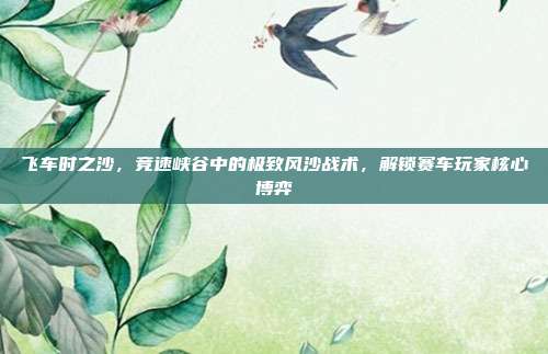 飞车时之沙,竞速峡谷中的极致风沙战术,解锁赛车玩家核心博弈-第1张图片-速奇网 飞车时之沙,竞速峡谷中的极致风沙战术,解锁赛车玩家核心博弈-第1张图片-速奇网