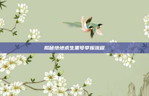 揭秘绝地求生黑号举报流程-第1张图片-速奇网 揭秘绝地求生黑号举报流程-第1张图片-速奇网