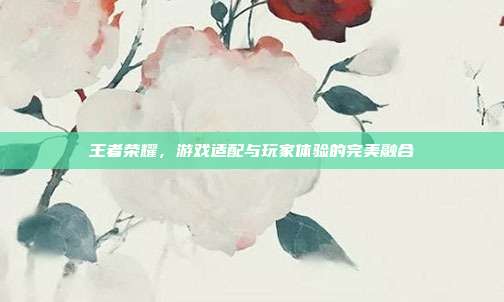 王者荣耀,游戏适配与玩家体验的完美融合-第1张图片-速奇网 王者荣耀,游戏适配与玩家体验的完美融合-第1张图片-速奇网