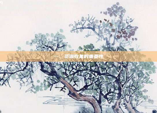 一、资源收集的重要性-第1张图片-速奇网 一、资源收集的重要性-第1张图片-速奇网