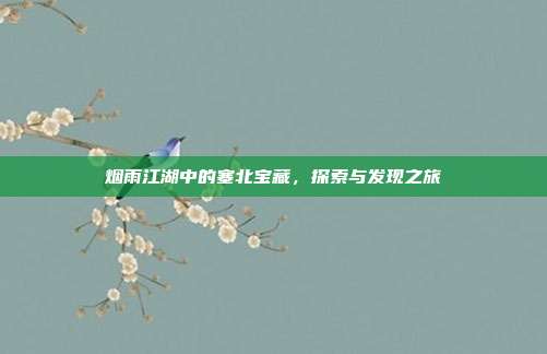 烟雨江湖中的塞北宝藏,探索与发现之旅-第1张图片-速奇网 烟雨江湖中的塞北宝藏,探索与发现之旅-第1张图片-速奇网
