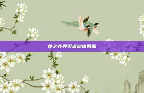 龙之谷毁灭者加点图解-第1张图片-速奇网