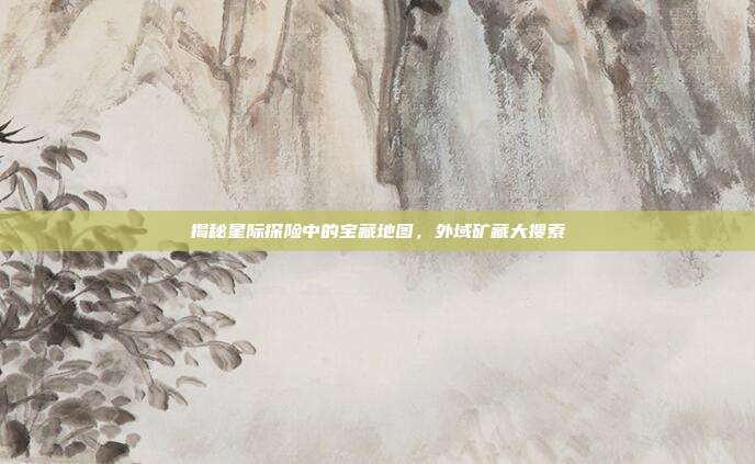 揭秘星际探险中的宝藏地图,外域矿藏大搜索-第1张图片-速奇网 揭秘星际探险中的宝藏地图,外域矿藏大搜索-第1张图片-速奇网
