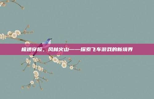 极速穿梭,风林火山——探索飞车游戏的新境界-第1张图片-速奇网 极速穿梭,风林火山——探索飞车游戏的新境界-第1张图片-速奇网