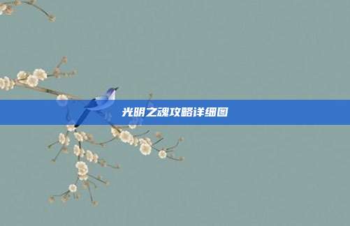 光明之魂攻略详细图-第1张图片-速奇网 光明之魂攻略详细图-第1张图片-速奇网